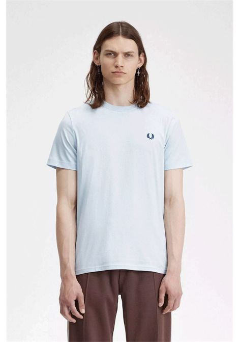 Fred Perry Crewneck T-shirt Light Smoke Men FRED PERRY | T-shirt | M1600-146